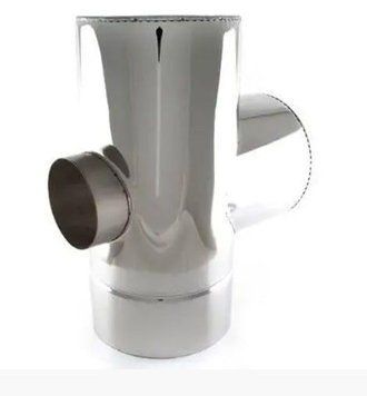 Трійники термо нерж-нерж AISI 321 0,8 мм 90&deg; ф180-250 З ревізією SD-0112-23 фото